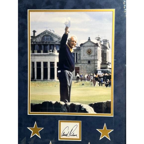 RARE PSA/DNA ARNOLD PALMER Signed Autograph LAST BRITISH OPEN Matted and FRAMED - Picture 3 of 7